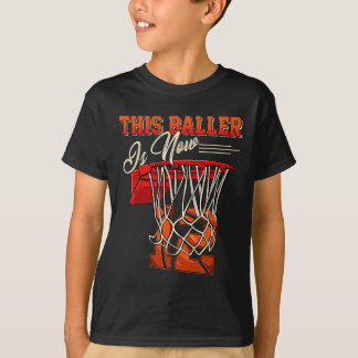Camiseta Aniversário De 12 Para Garoto De Basquete De 12 An