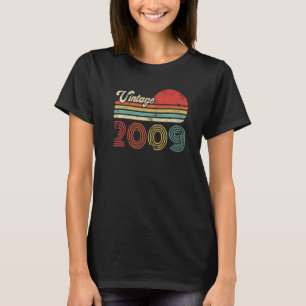 Camiseta Aniversário de 13 anos Vintage 2009 13