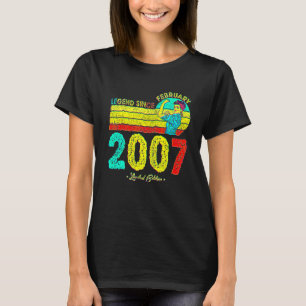 Camiseta Aniversário de 15 anos Fevereiro 2007 Lenda Desde
