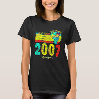 Camiseta Aniversário de 15 anos Fevereiro 2007 Lenda Desde
