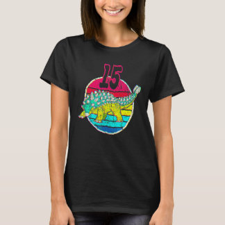Camiseta Aniversário de 15 anos I Ankylosaurus Magniventris