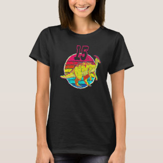 Camiseta Aniversário de 15 anos I Parasaurolophus I Família
