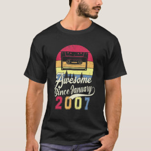 Camiseta Aniversário de 15 anos Vintage Incrível desde jane