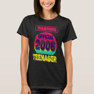 Camiseta Aniversário De 16 Anos Nascido Em 2006 Ho
