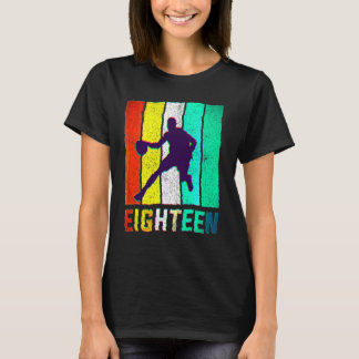 Camiseta Aniversário de 18 anos Retro Basquetebol  18 Anos 