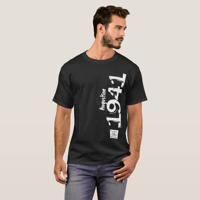 Camiseta Aniversário de 1941 Legendas Vintage em desgosto (Frente Completa)