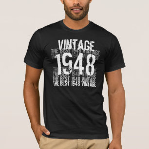 Camiseta Aniversário De 1948 - A Melhor Vintagem De 1948