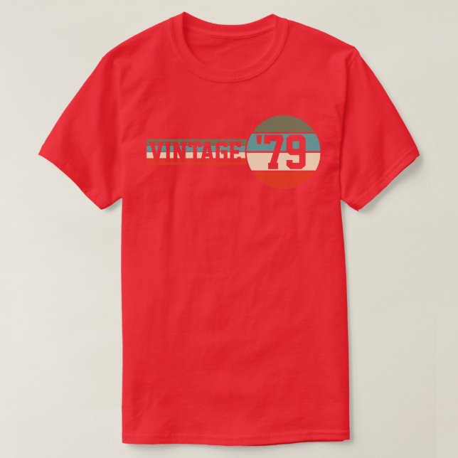 Camiseta Aniversário de 1979 (Frente do Design)