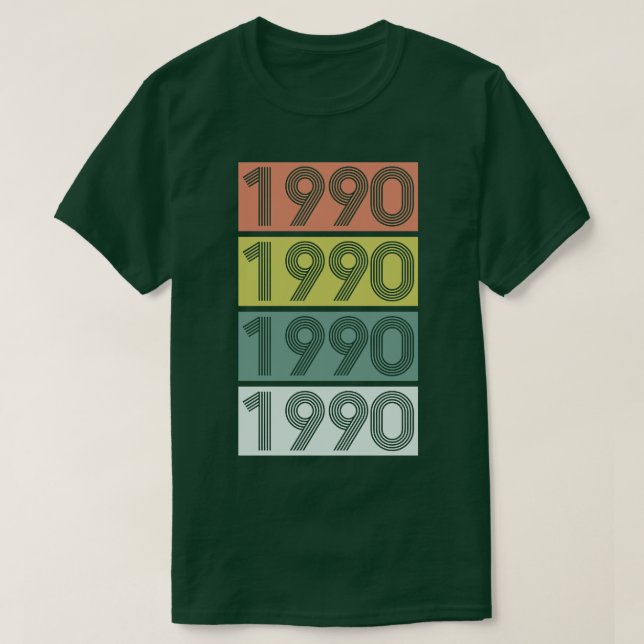 Camiseta Aniversário de 1990 (Frente do Design)