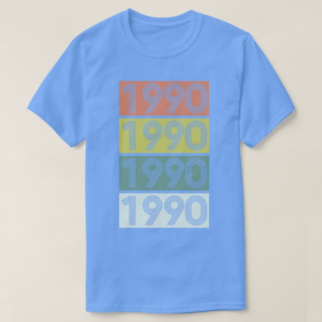 Camiseta Aniversário de 1990 (Frente do Design)