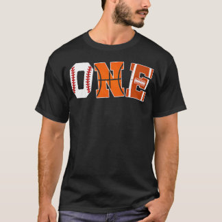 Camiseta Aniversário de 1 Ano de Esportes Festa de Aniversá