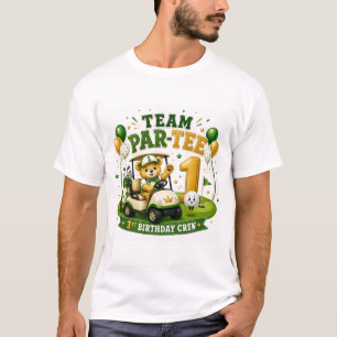 Camiseta Aniversário de 1 ano de golfe