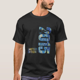 Camiseta Aniversário de 2015 Vincent Van Gogh Noite Estrela