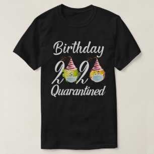 Camiseta aniversário de 2020 em quarentena