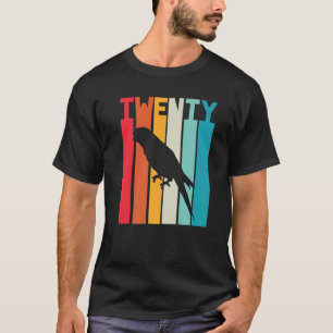 Camiseta Aniversário de 20 anos de idade do periquito orçam