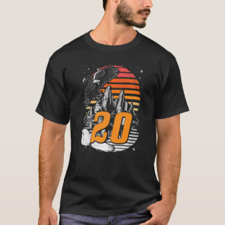 Camiseta Aniversário de 20 de 20 anos