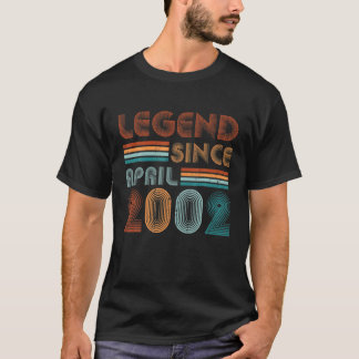 Camiseta Aniversário De 20 Para Legenda De 20 Anos Desde 2