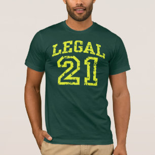 Camiseta Aniversário de 21 anos