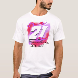 Camiseta Aniversário de 21 anos