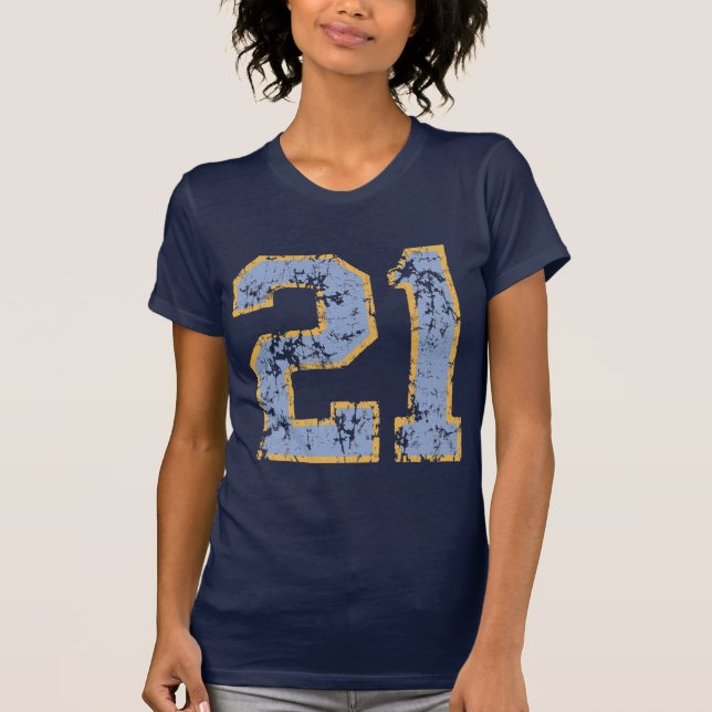 Camiseta Aniversário de 21 anos (Frente)