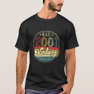 Camiseta Aniversário de 21 anos 21 da fita de cassete retrô
