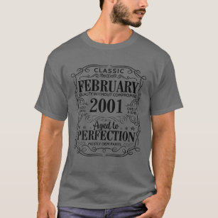 Camiseta aniversário de 21 anos de Perfeição de presente Ag