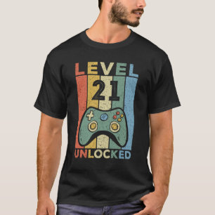 Camiseta Aniversário de 21 anos de Retro Gamer de Vídeo D