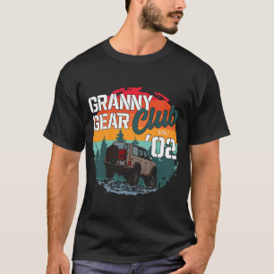 Camiseta Aniversário de 21 anos Eu Avó Engrenagem Clube Eu