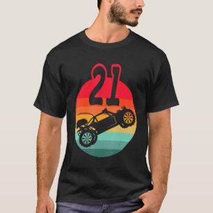 Camiseta Aniversário de 21 anos I Corrida Jogos I Controle