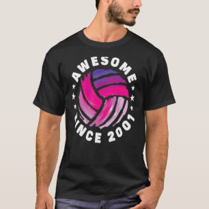 Camiseta aniversário de 21 anos Incrível Desde 2001 21 Anos