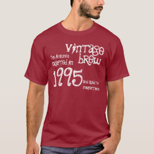 Camiseta aniversário de 21 anos ou qualquer fração de an