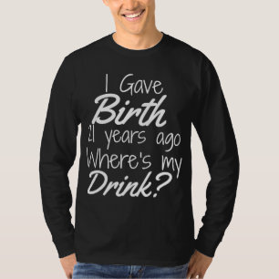 Camiseta aniversário de 21 anos para Mãe, Criança de 21 ano