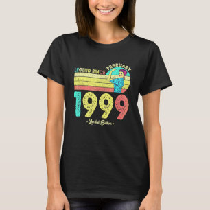 Camiseta Aniversário de 23 anos fevereiro 1999 Lenda Desde