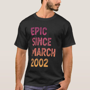 Camiseta Aniversário de 23 anos Homens Mulheres Épico Desde