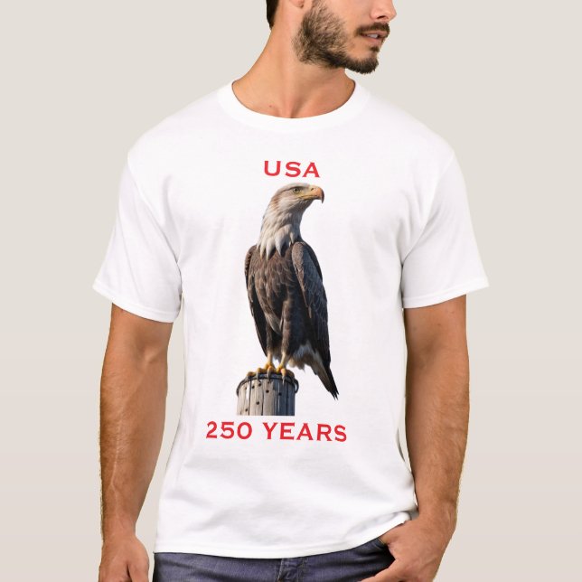 Camiseta Aniversário de 250 anos (Frente)