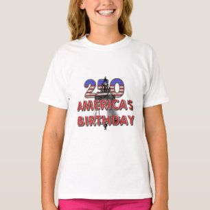 Camiseta Aniversário de 250 anos da América