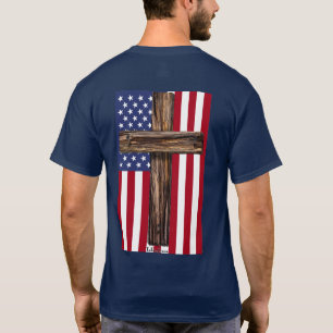 Camiseta Aniversário de 250 anos da América com Cruz Rústic