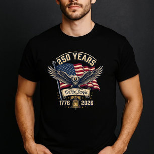 Camiseta Aniversário de 250 anos da Independência dos EUA 1