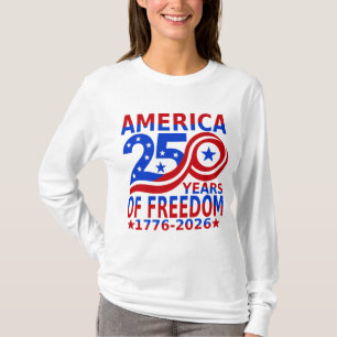 Camiseta Aniversário de 250 anos das Mulheres