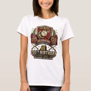 CAMISETA ANIVERSÁRIO DE 250 ANOS DO CORPO DE FUZILEIROS NAV