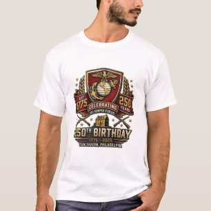 CAMISETA ANIVERSÁRIO DE 250 ANOS DO CORPO DE FUZILEIROS NAV