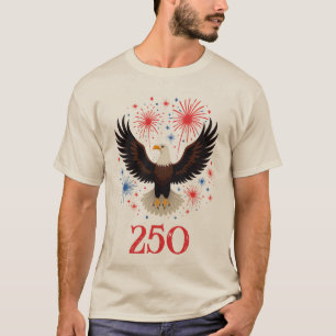 Camiseta Aniversário de 250 anos dos EUA 2026 Semiquincente