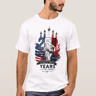 Camiseta Aniversário de 250 anos dos EUA Patriótico 250 Ano
