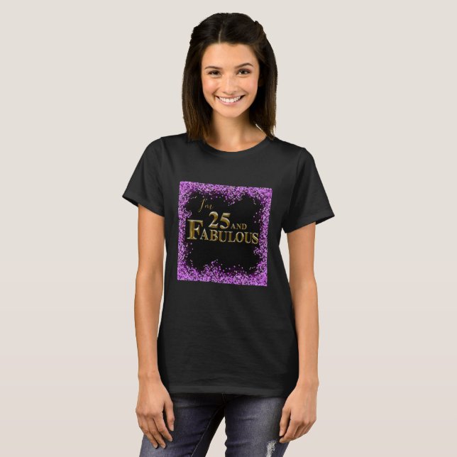 Camiseta Aniversário de 25 anos (Frente Completa)