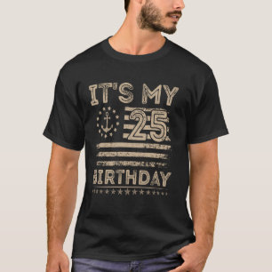 Camiseta Aniversário de 25 anos Marinheiro Náutica American