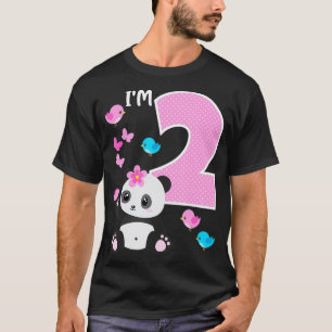 Camiseta Aniversário de 2 anos de segundo aniversário do 