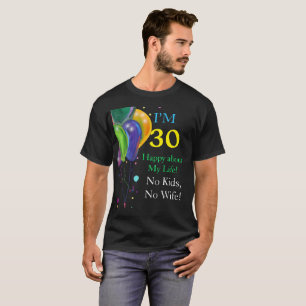 Camiseta Aniversário de 30 anos
