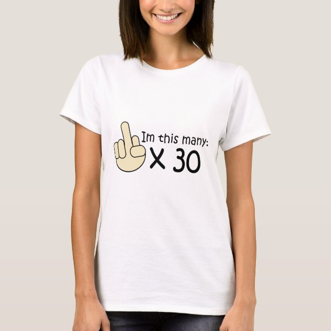 Camiseta Aniversário de 30 anos (Frente)