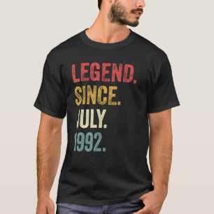 Camiseta aniversário de 30 anos 30 Anos De Legenda Desde Ju