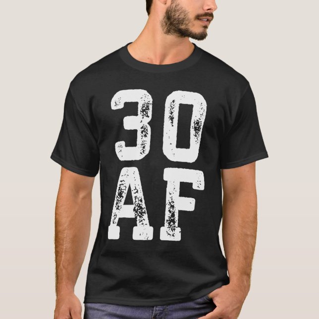 Camiseta aniversário de 30 anos AF 30 (Frente)